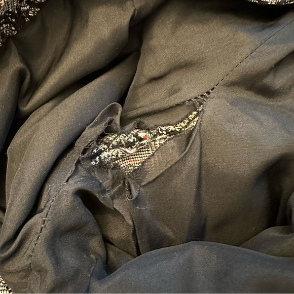 Vintage Alberto Makali Velvet Paisley Plaid Pants Size 4 - Picture 10 of 11